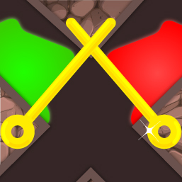 Colored Water And Pin